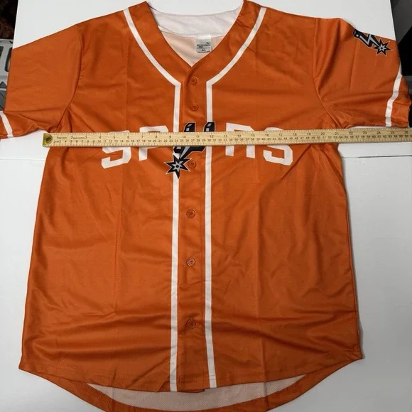 San Antonio Spurs Austin Moody Center Jersey - Orange- Unisex Size Large - Picture 2 of 4